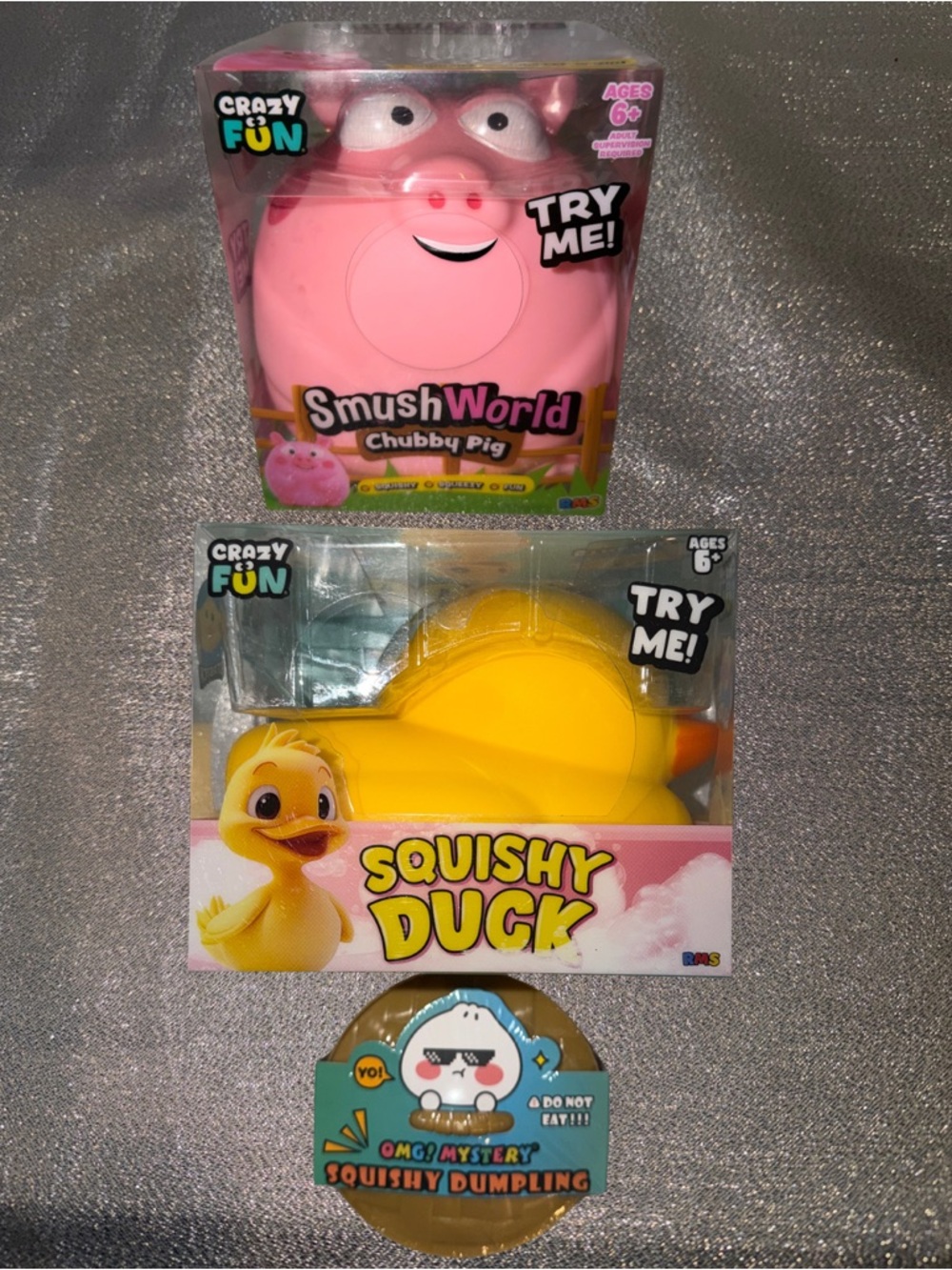 Crazy Fun Squishy Pig, Duck and Omg Mystery Dumpling